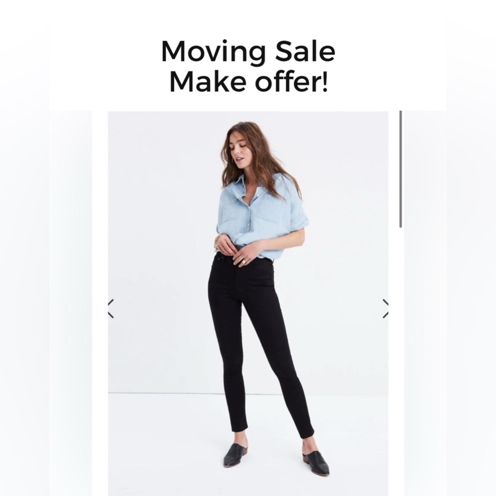 Madewell High Rise Skinny Jean in Carbondale Wash